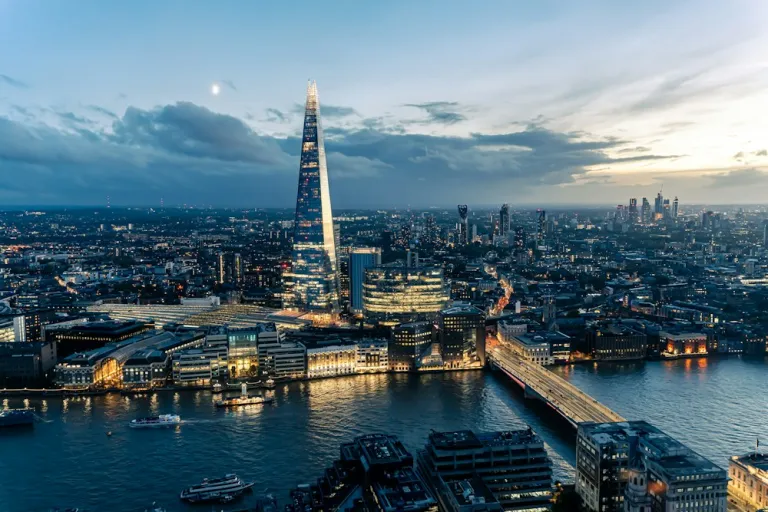 View across the City of London from the Sky Garden